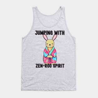 Jumping with zen-roo spirit Tank Top